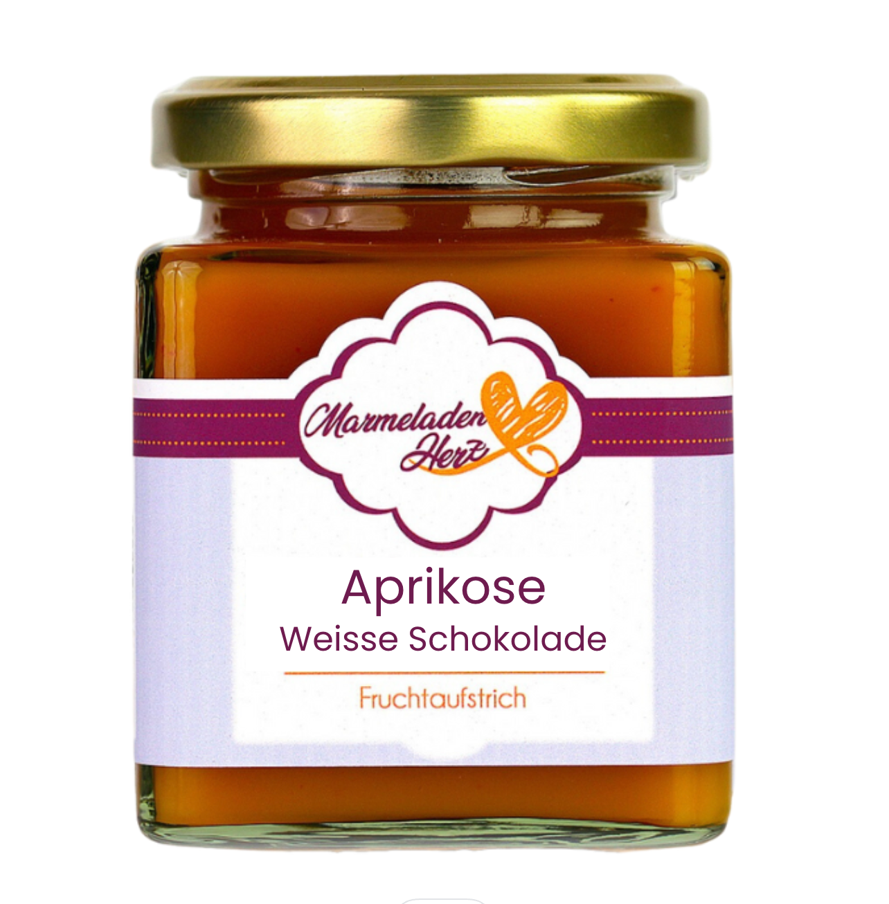 Aprikose weiße Schokolade Fruchtaufstrich