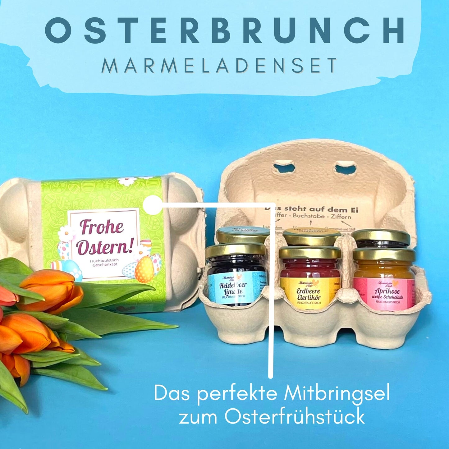 Marmeladenset "Osterbrunch" Osterset Fruchtaufstrich