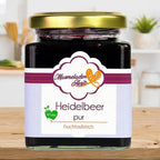 Heidelbeere pur Fruchtaufstrich - Marmeladenherz
